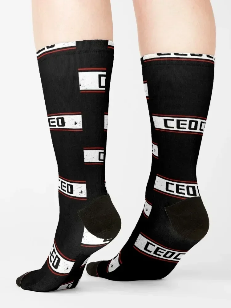 CEO Socks anti-slip sheer essential New year's Socks Female Men's