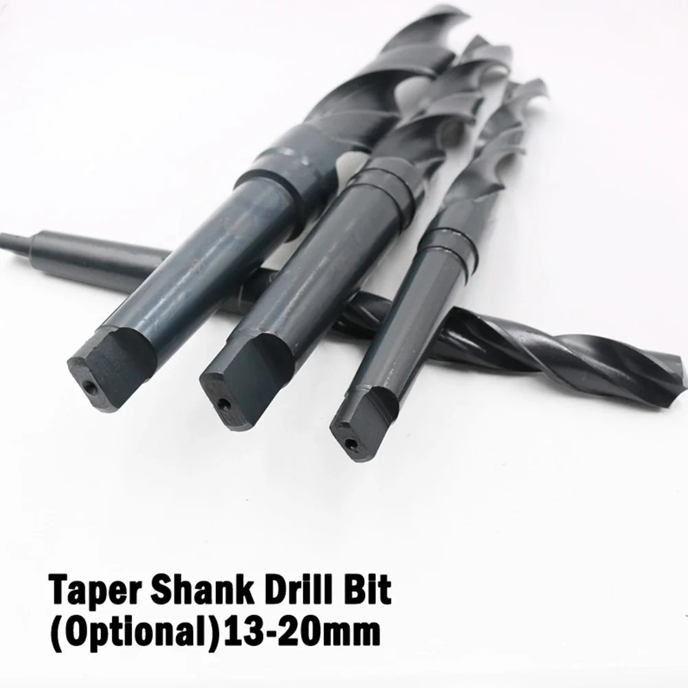 1pc 13-20mm Black Oxide Morse Taper Shank Twist Drill Bits HSS-4241 Metric Size For Wood Plastic Metal Drilling Power Tool