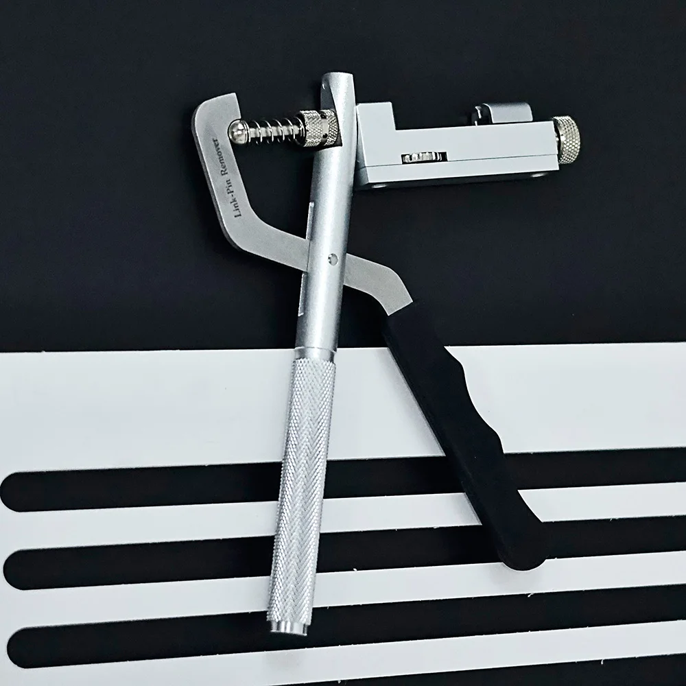 Профессиональный набор инструментов для пружинного стержня, ремешок для часов, плоскогубцы для снятия штифтов, набор для ремонта браслета с футляром для штифта для часовщика