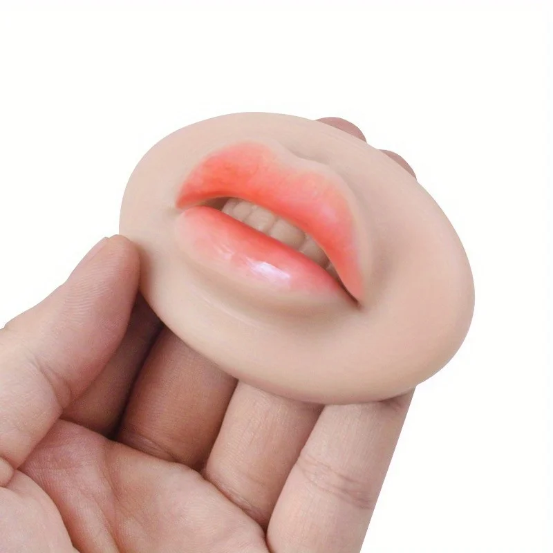 5D Realistic Silicone Lip Reusable Silicone Lip Practice Skins for Semi-Permanent Makeup & Tattoo Artists