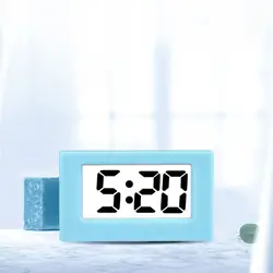 Creative Simple LED Digital Clock Cute Time Display Mini Triangle Clock Mute Desk Electronic Clock Office
