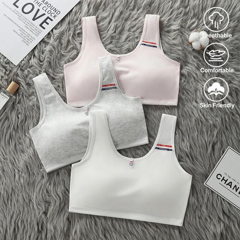 12-16 year old lingerie for female students, pure cotton, developmental period for junior high school students, high school stud