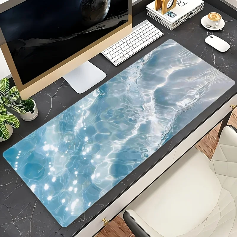 

Игровой коврик для мыши Wave Light XXL с точной строчкой, нескользящий резиновый коврик для стола, для учебы и декора