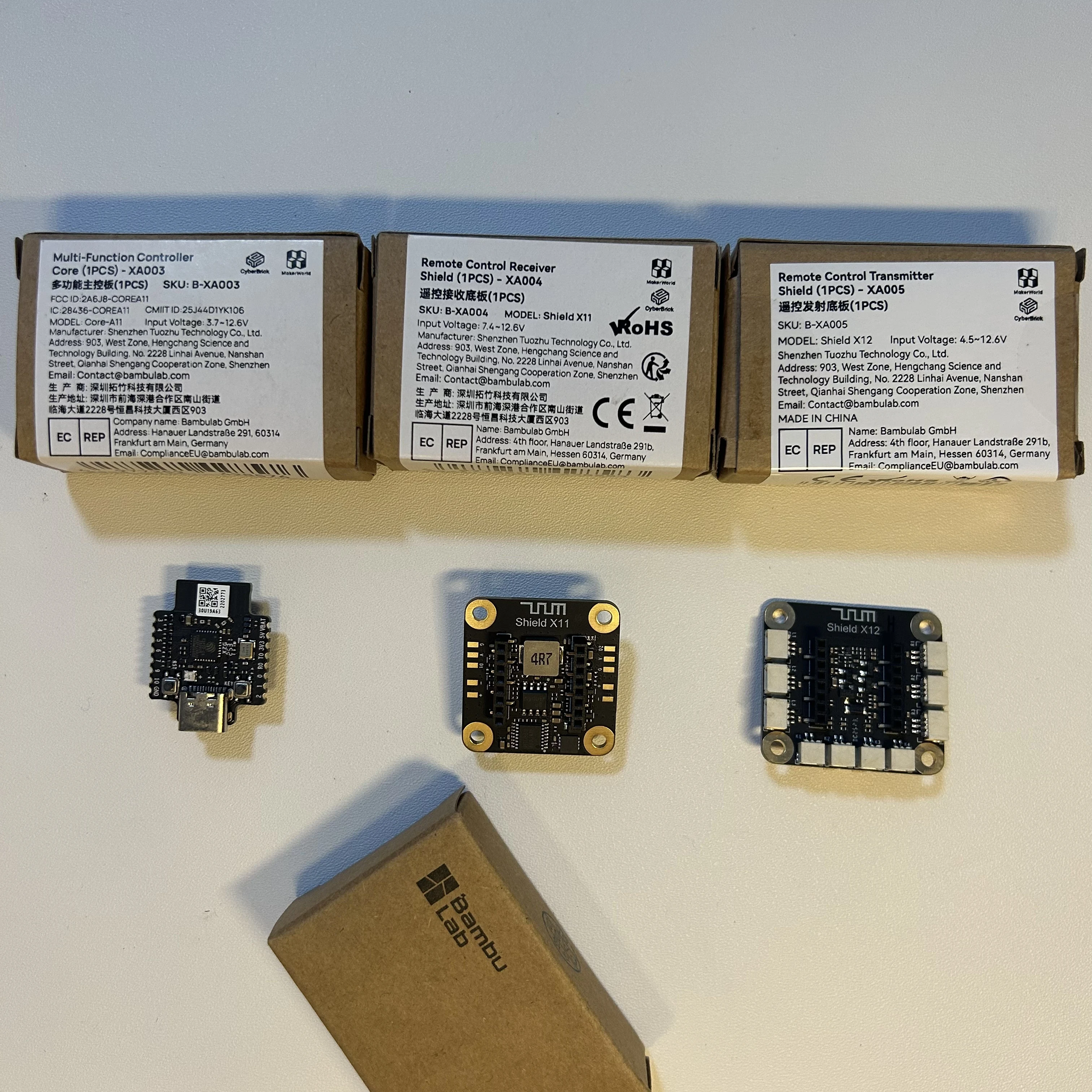 Genuine For Bambu Lab CyberBrick Multi-Function Core Board /Remote Control Receiver Shield /Remote Control Transmitter Shield