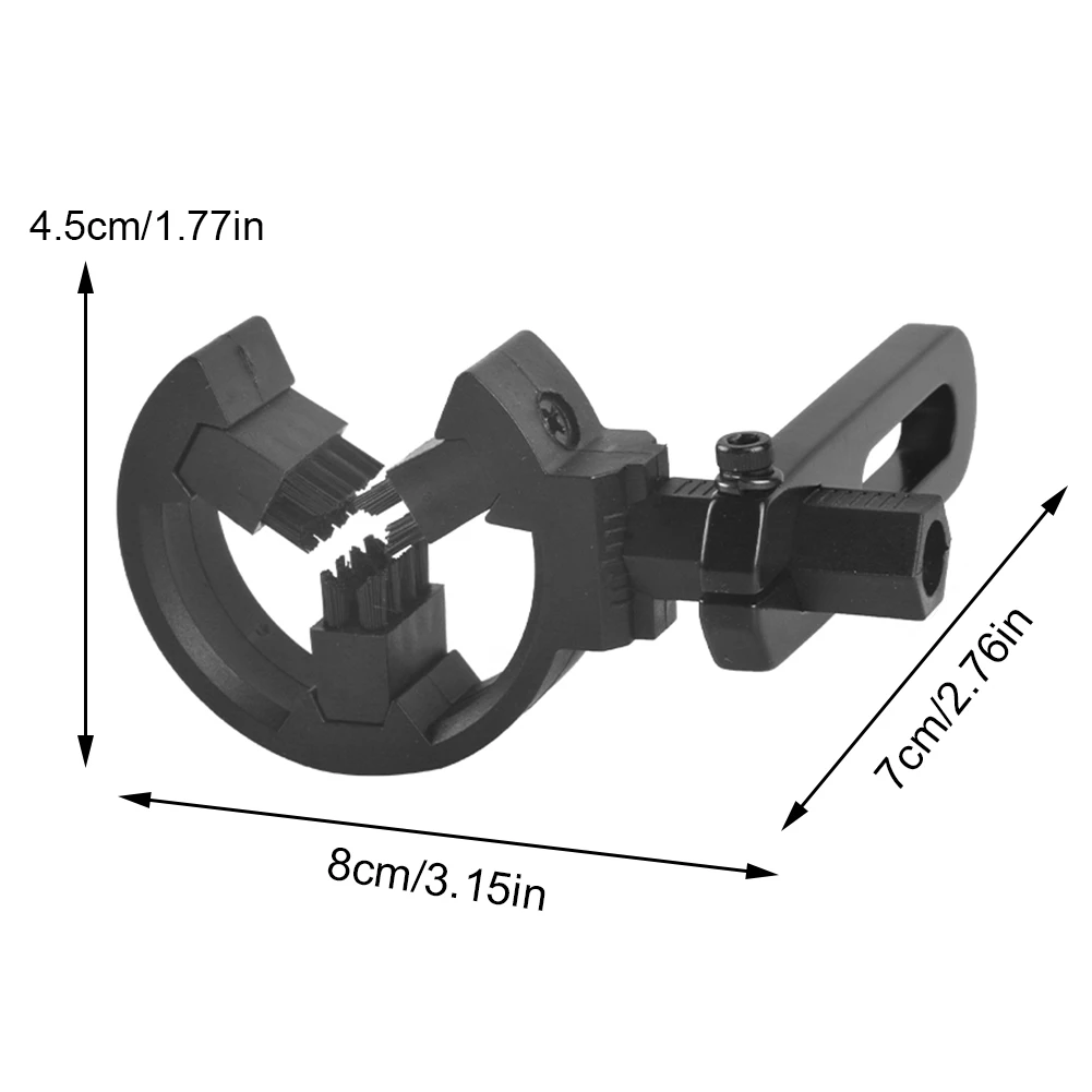 Soporte de flecha de captura de cepillo de Tiro con Arco recurvo compuesto de tiro con arco, pesca con arco para mano derecha e izquierda, alta