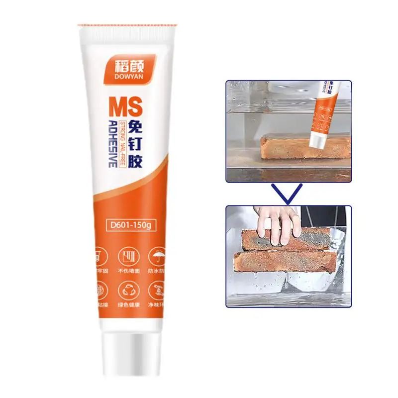 Strong Nail-free Glue No Punching Strong Glue Quick Dry Tacky Glue Strong Adhesive Anti Mold Waterproofing Household Glue