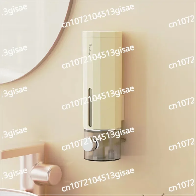 Household Hotel Bathroom Shampoo Hand Soap Dispenser, Wall Mounted Liquid Soap Dispenser