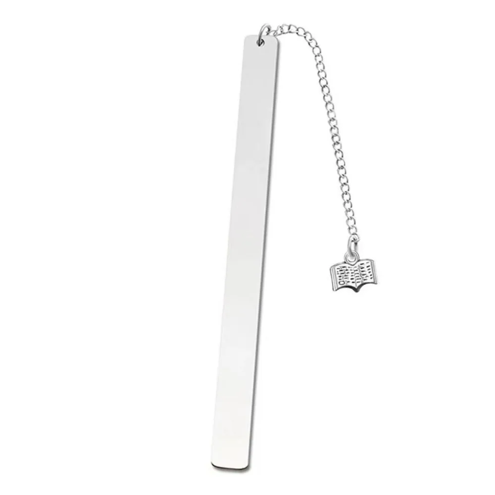 

Simple Stainless Steel Pendant Bookmark Apple Bee Leaf Love Book Library Reading Book Label Student Stationery Reward Gift
