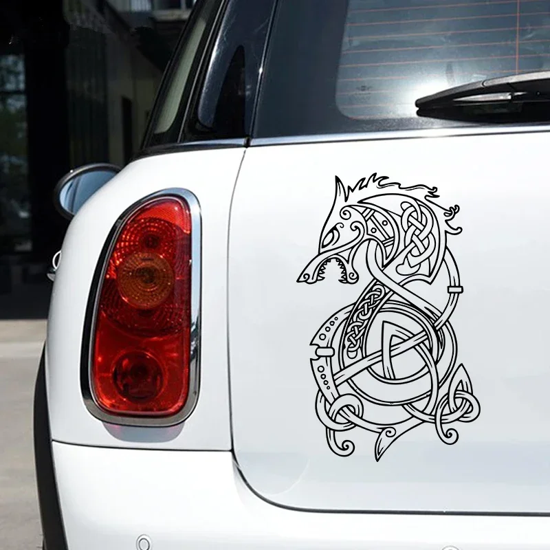 Car Stickers Celtic Norse Viking Vegvisir Compass Navigation Nordic Pagan Galdrastav Valhalla Valknut Runic Laptop Decals Decor