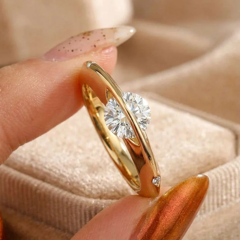 925 Sterling Silver Personalized Planet Around Advanced Zircon Ring For Women Wedding Party  High Quality Jewelry Hot Sale Gift