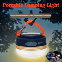 Portable Camping Light With Magnet/Hook Rechargeable Outdoor Tent Home Emergency Lamp Waterproof Lantern For Camping Fishing