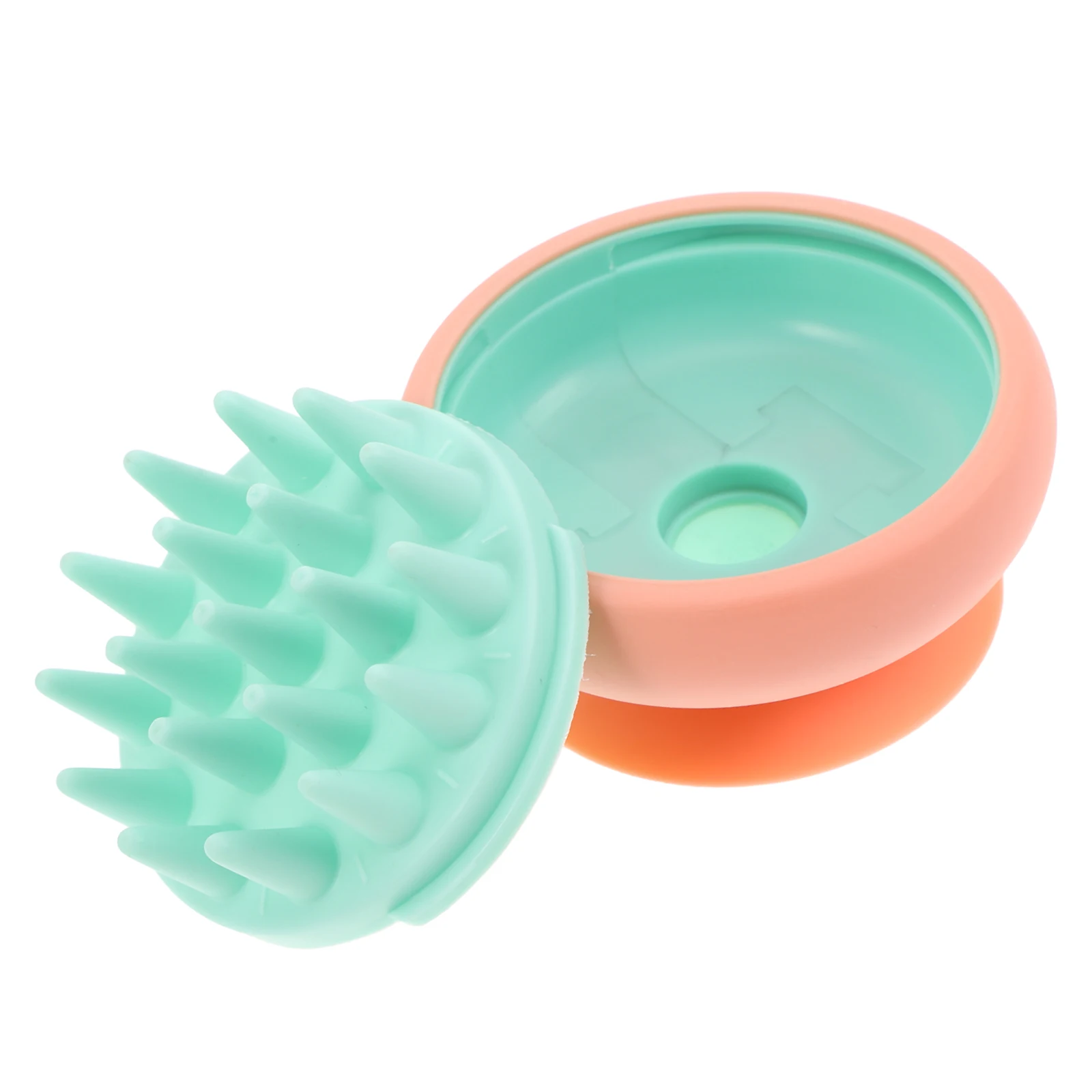 

Silicone Scalp Massager Shampoo Brush Hair Cleaning Tool Soft Bristles Ergonomic Design Dry Wet Hair Family Use Shower Scrubber