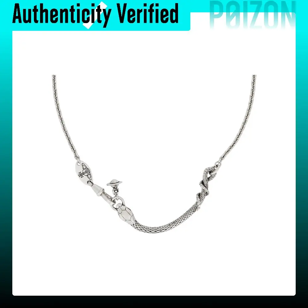 Vivienne Westwood Brass Necklaces Men's Vintage Silver 630203FP-02P017
