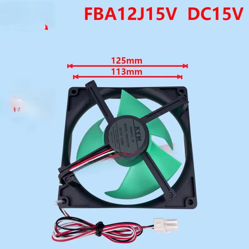 Freezer cooling fan for Sharp refrigerator freezer Fan Motor FBA12J15V DC15V 0.28A