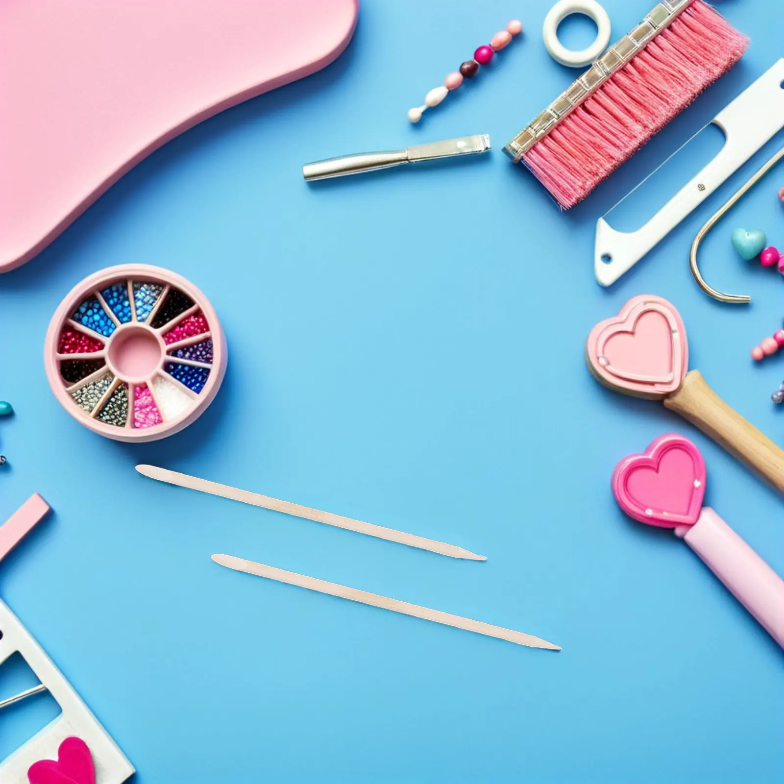 

150Pcs Orange Wood Nail Stick Double Sided Cuticle Pusher Nail Care Tool Precise Manicure Pedicure Grooming Accessory Home DIY