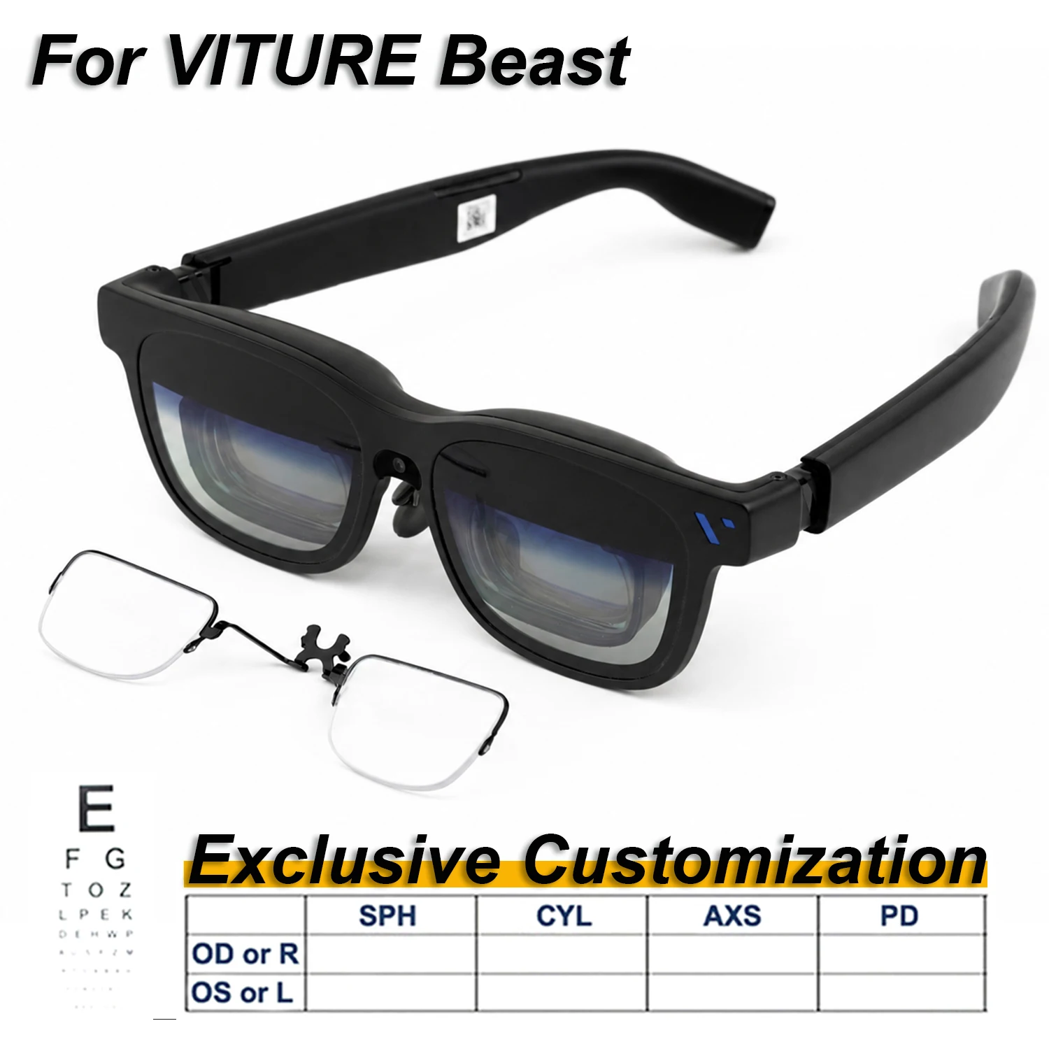 viture-beast-luma-ultra-pro-xrスマートグラス用カスタムrxレンズ-近視・遠視・乱視用-ブルーライトカット処方レンズ