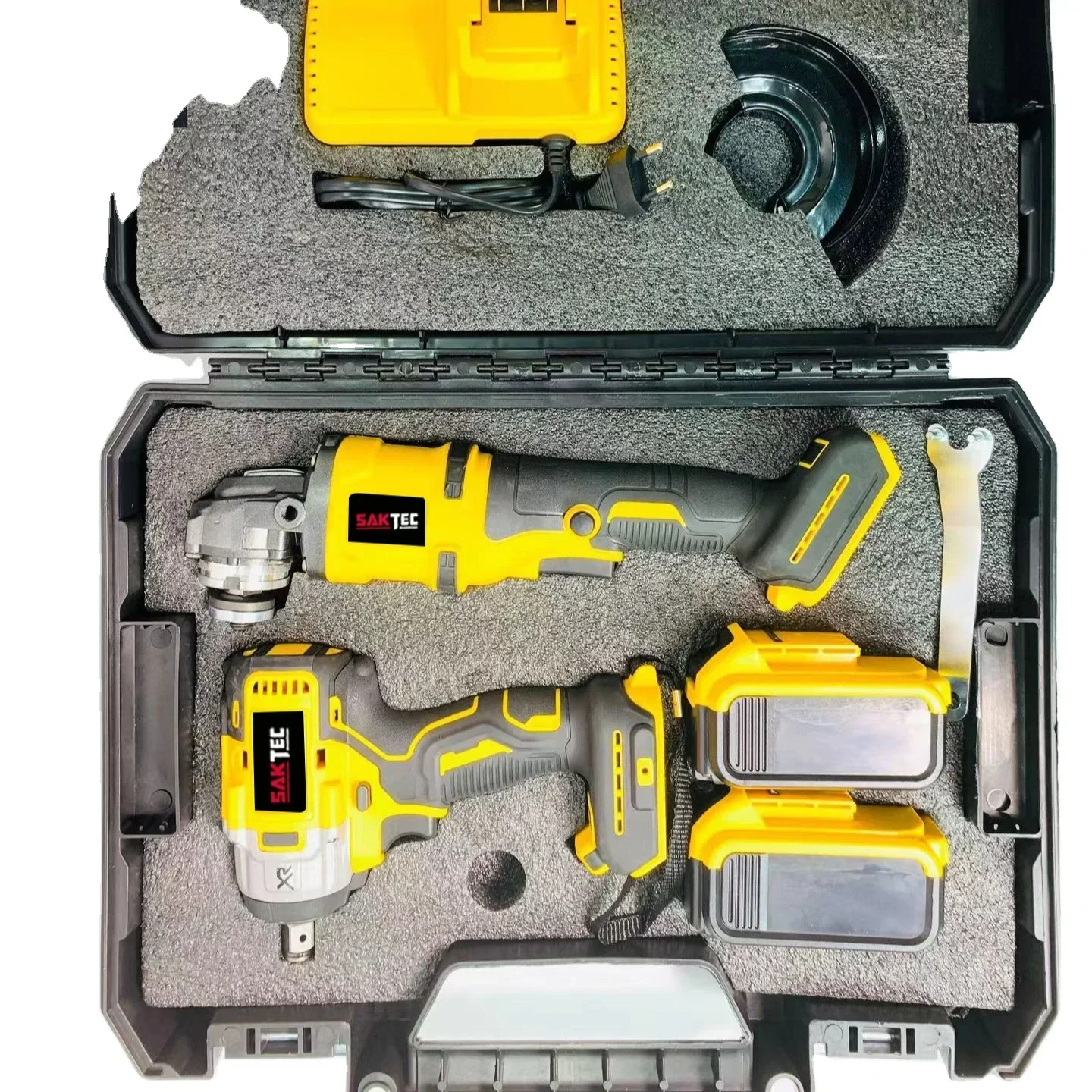 Saktec Factory 21v portable electric cordless pulse brushless screwdriver 18V compact wireless impact drill Lithium Battery kit - Image 5