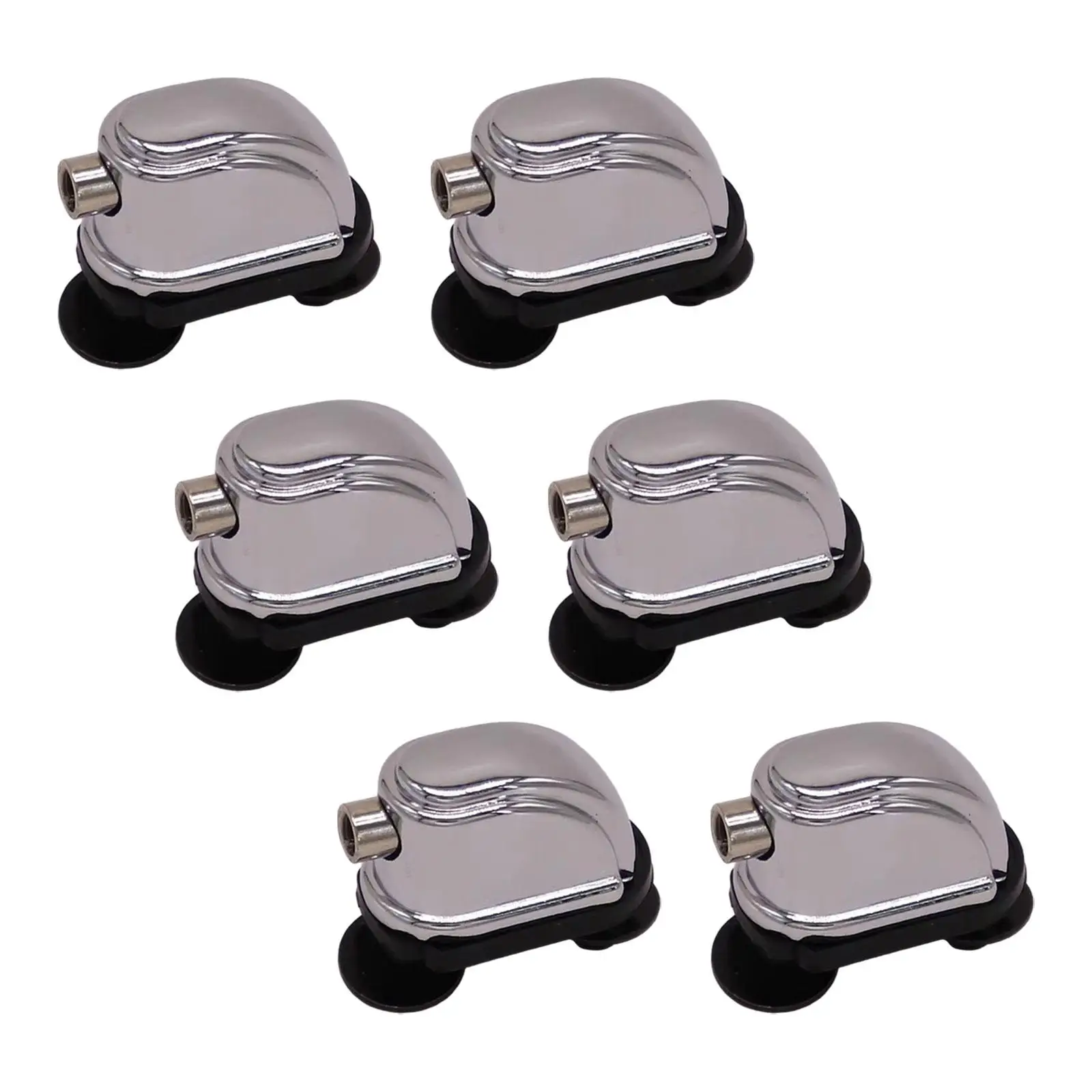 Triangle Snare Drum Lugs with Rubber Pads 26mm Hole Spacing Percussion Parts Mounting Hardware Single End Mounted Replacement