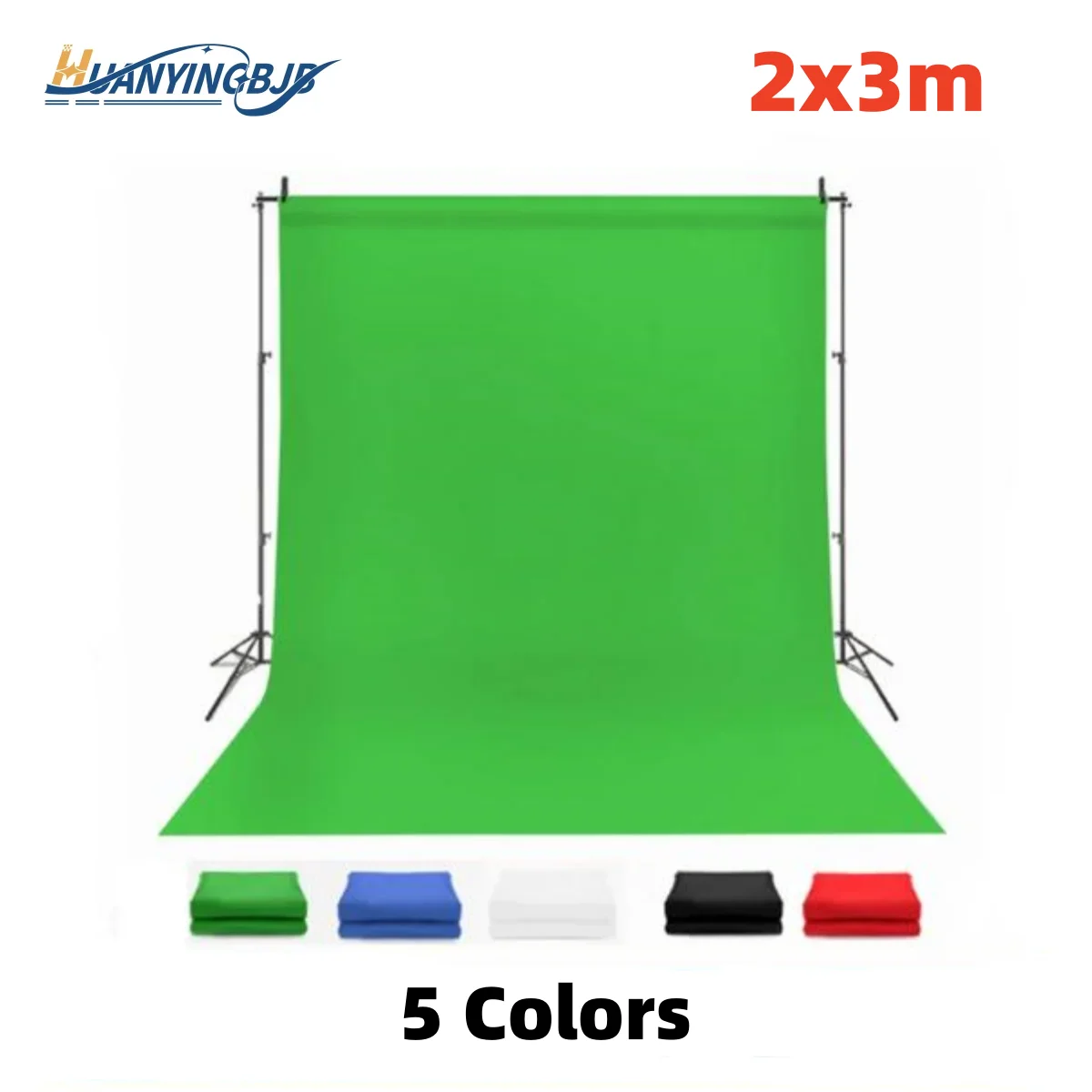 2X3M Achtergrond Voor Fotografie Wit Groen Scherm Achtergrond Doek 5 Kleuren Katoen Chromakey Decoratie Mousseline Fotostudio Video