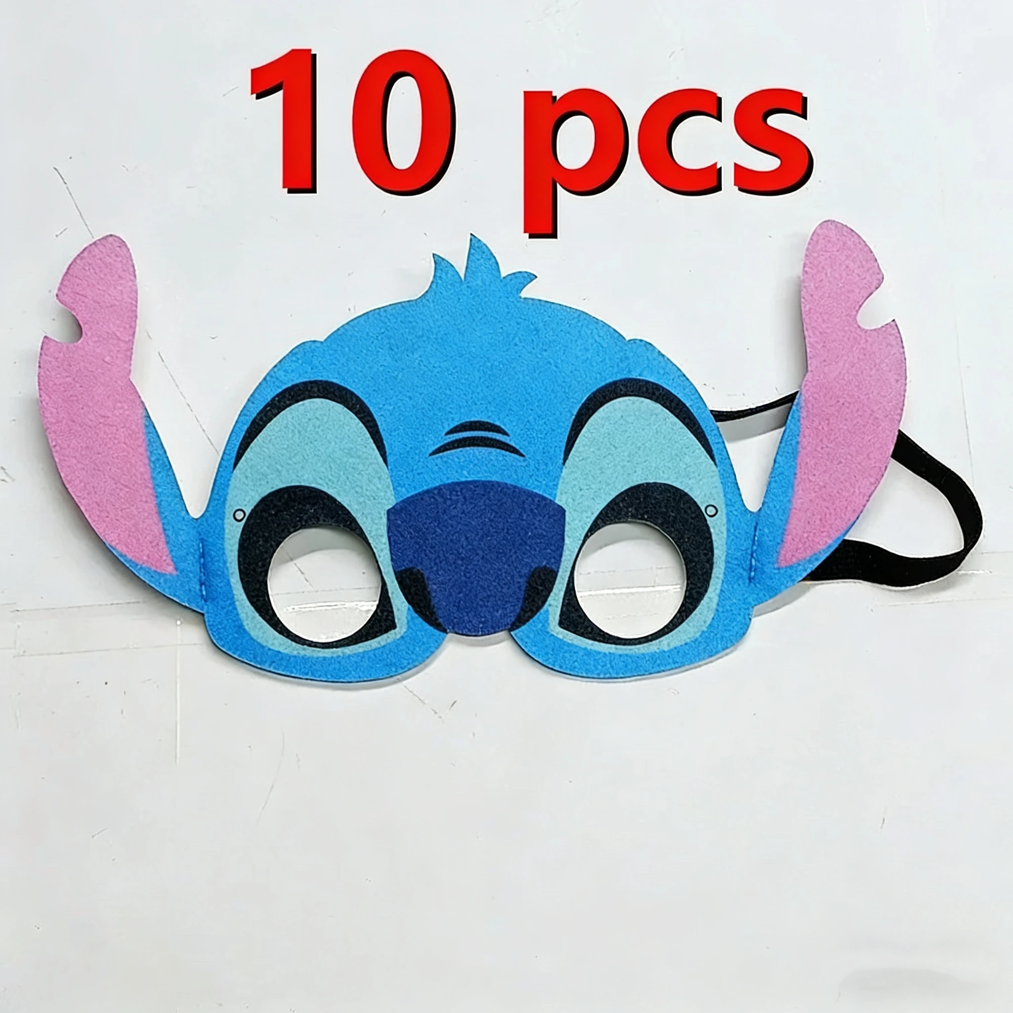1/2/5/10 Uds. Máscaras de Halloween de Lilo & Stitch-Conjunto de disfraz de Cosplay para niños, regalos de vestir para fiesta de cumpleaños y Navidad para niños