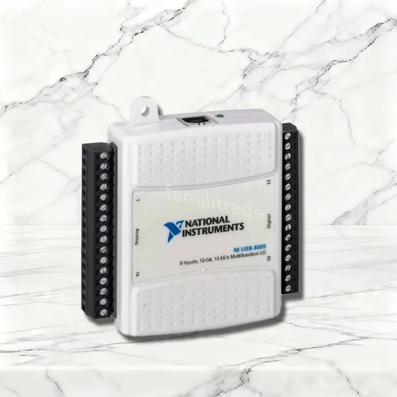 National Instruments NI USB-6009 779026-01 8AI 14-Bit 48kS/s 2AO 13DIO 32-Bit Counter USB DAQ Low-Cost Data Acquisition Card
