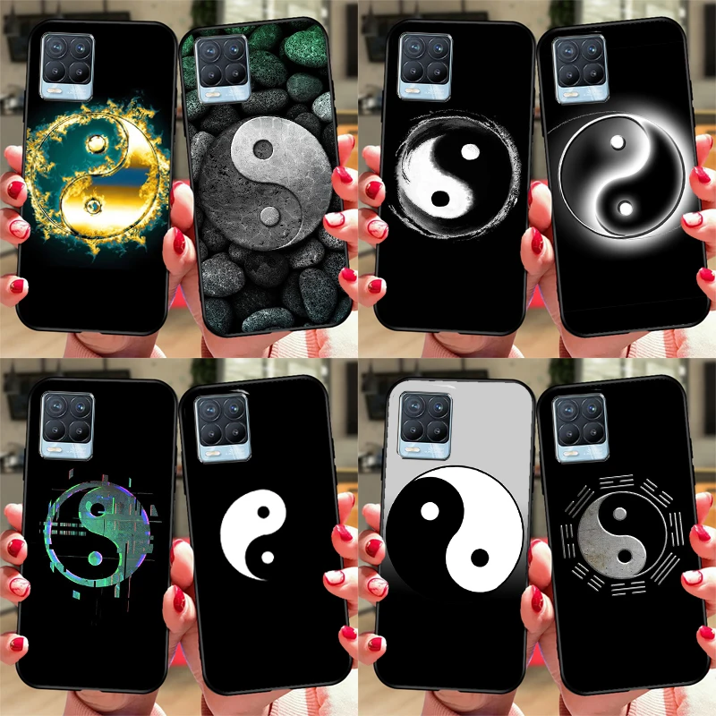 Yin Yang Black White For Realme 10 Pro Plus C55 C35 C33 C31 C30 C21Y GT Neo 5 OnePlus 11 10T Nord CE 2 Lite Case