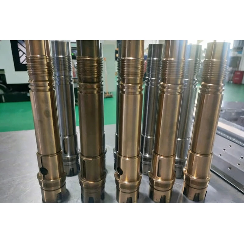 

High Precision Brass Stepped Threaded Grooved Shaft Keyway Shafts Custom Machining Services