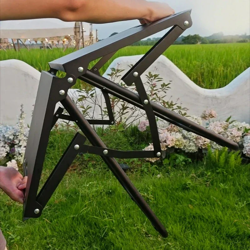 طاولة نزهة خفيفة الوزن قابلة للطي، طاولة قابلة للطي للتخييم للاستخدام العملي في الهواء الطلق، تصميم موفر للمساحة، سعة تحميل عالية