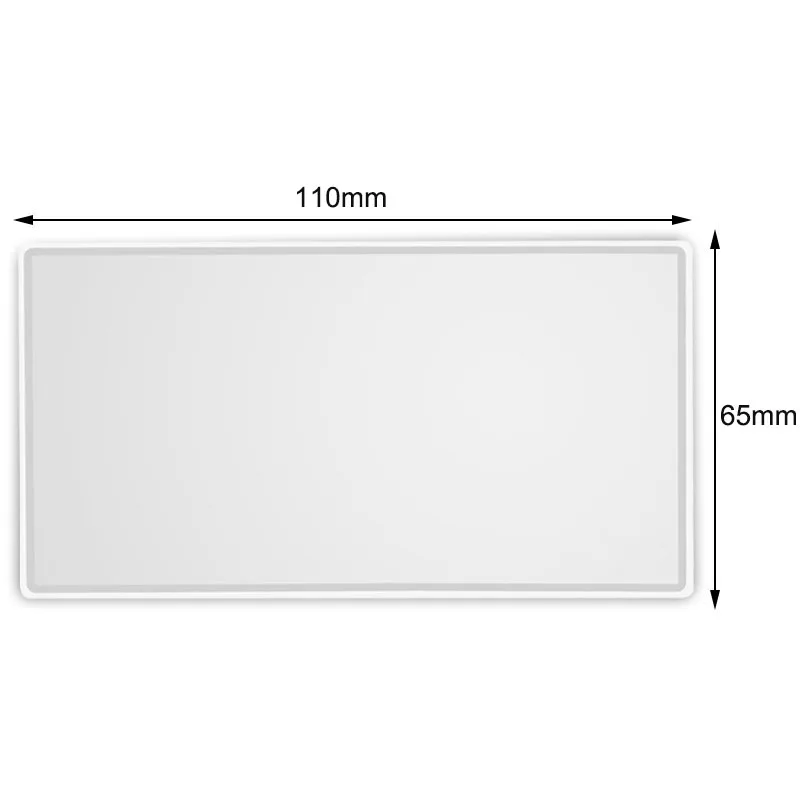 11*6.5cm Cermin Interior Car Mirror For Makeup Rearview Sun-Shading Truck Vehicle Visor Decoration