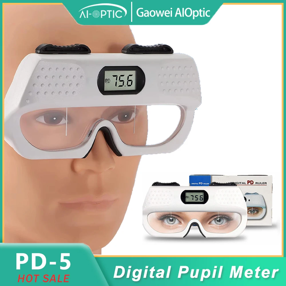 Professional Optometry Digital Pd Meter Ophthalmic Optical Pupilometer for Precise Eye Pupil Distance Measurement Easy to Use