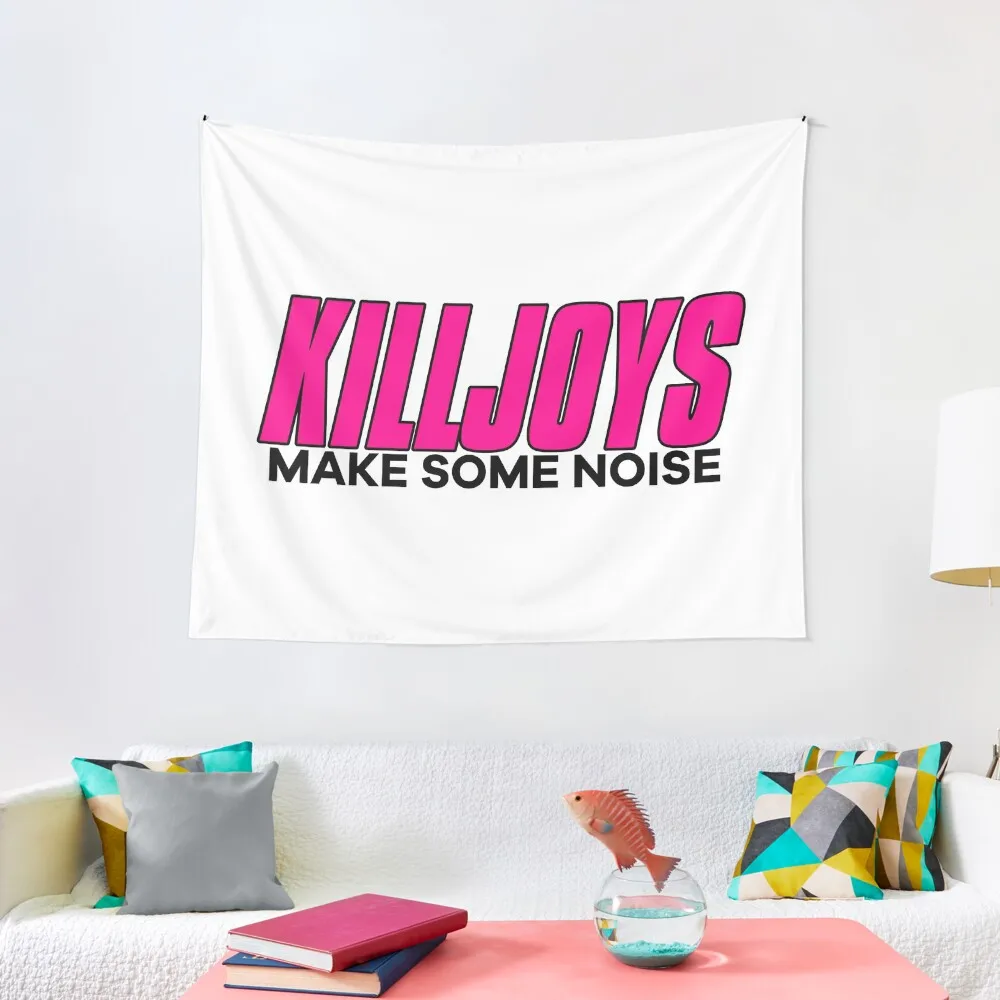 Killjoys Make Some Noise Tapestry Room Decor Korean Style Home Decorations Aesthetic Carpet Wall Tapestry