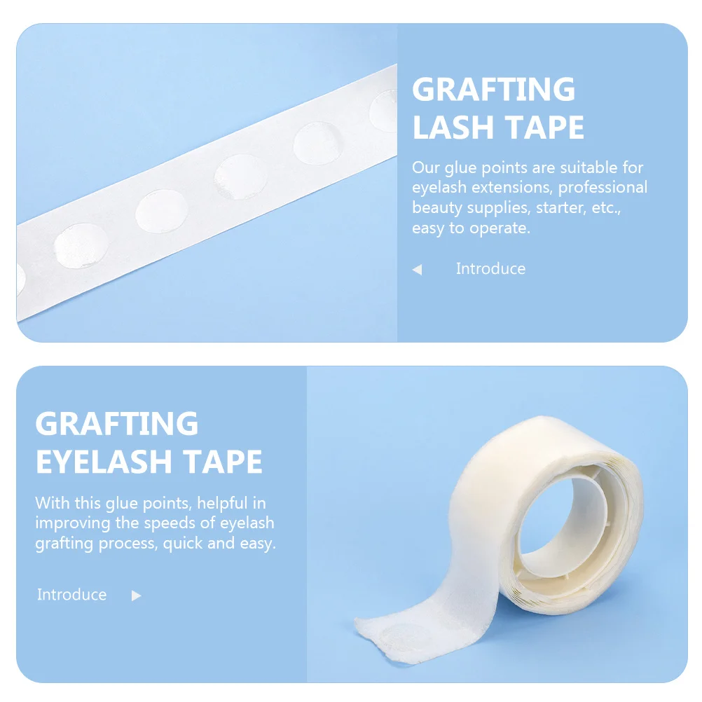 

1 Roll Lash Extension Supplies Glue Points Tape for Flower Cup Holder Strong Safe Easy to Use Professional Grade