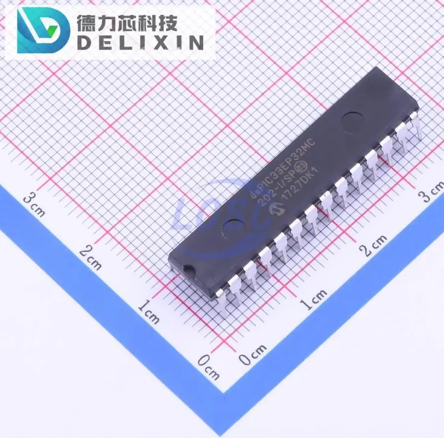 DSPIC33EP32MC202-I/SP 32KB 21 processeurs de signal numérique SPDIP-28 (DSP/DSC) puces nouvel original