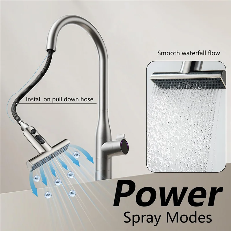 RMWIN-Сменная головка смесителя, замена распылителя для раковины, замена выдвижной головки кухонного смесителя