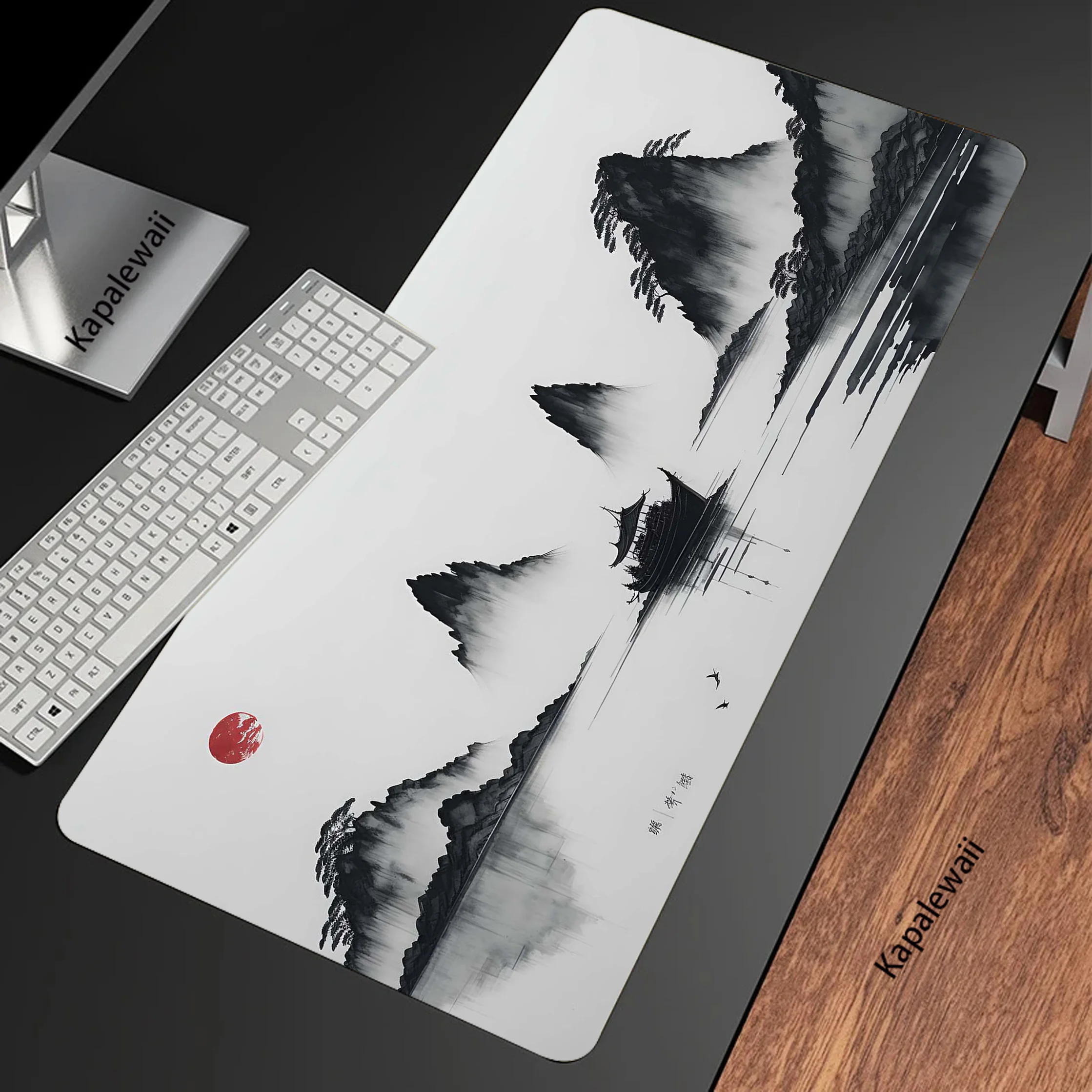 Mountain Serenity Japan Art Gamer Desk Mechanical Keyboard Mouse Pad Mice Keyboards Computer Peripherals Office 90x40cm Mousepad