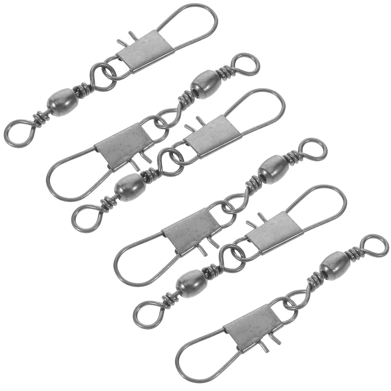 

6pcs Metal Connectors Bearing Hooks Heavy Duty Replacement For Spool Reel Easy Installation Long Lasting Suitable For