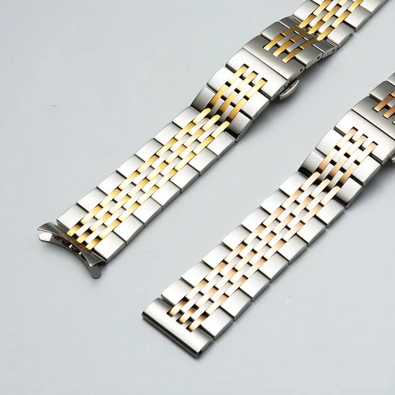 سوار ساعة مقاوم للماء من الستانلس ستيل ، إبزيم معدني للفراشة ، جودة عالية ، 12 ، 13 ، 14 ، 15 من من من من الفولاذ المقاوم للصدأ ، 16 ، 17 ، 18 ، 19 ، 20 21 ، 22 ، 23 ، 24 روض