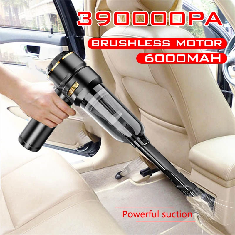 

Автомобильный пылесос высокой мощности, портативный, беспроводной, с бесщеточным двигателем, мощный очиститель-воздуходувка для дома и автомобиля