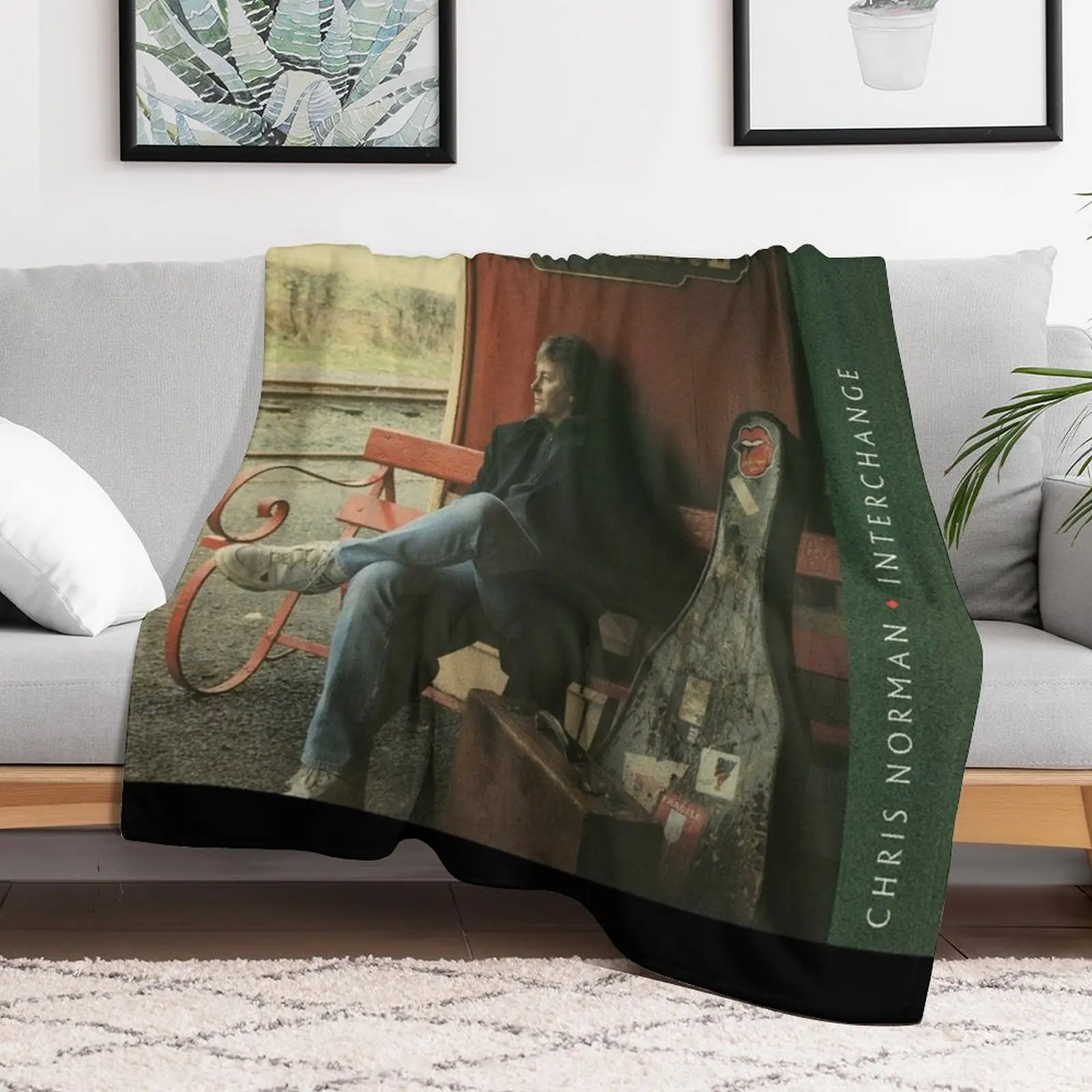 Chris Norman interchange Throw Blanket cosplay anime valentine gift ideas Blankets