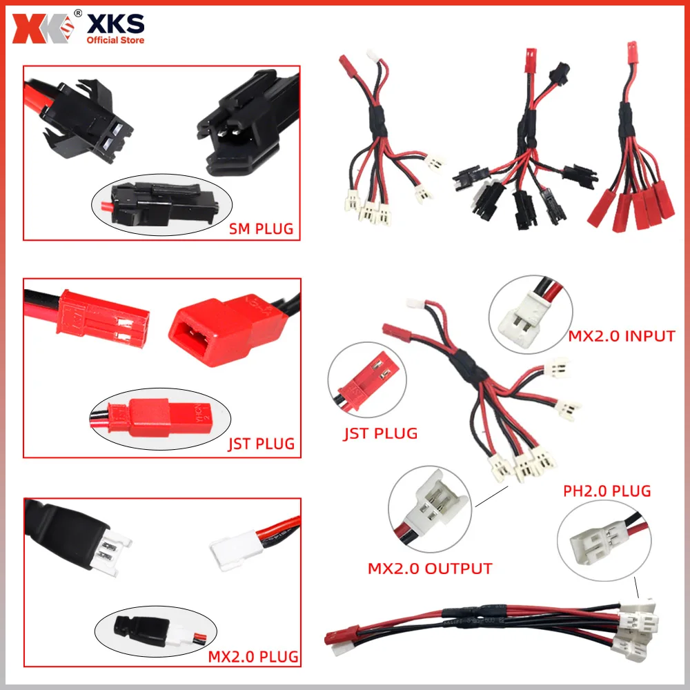 XKS 3,7 V 800 mAh Lipo-batterij 25C Hoge ontladingsnelheid - Vervangende batterij voor X5C X5SW Drone, RC Drone-accessoires 902540