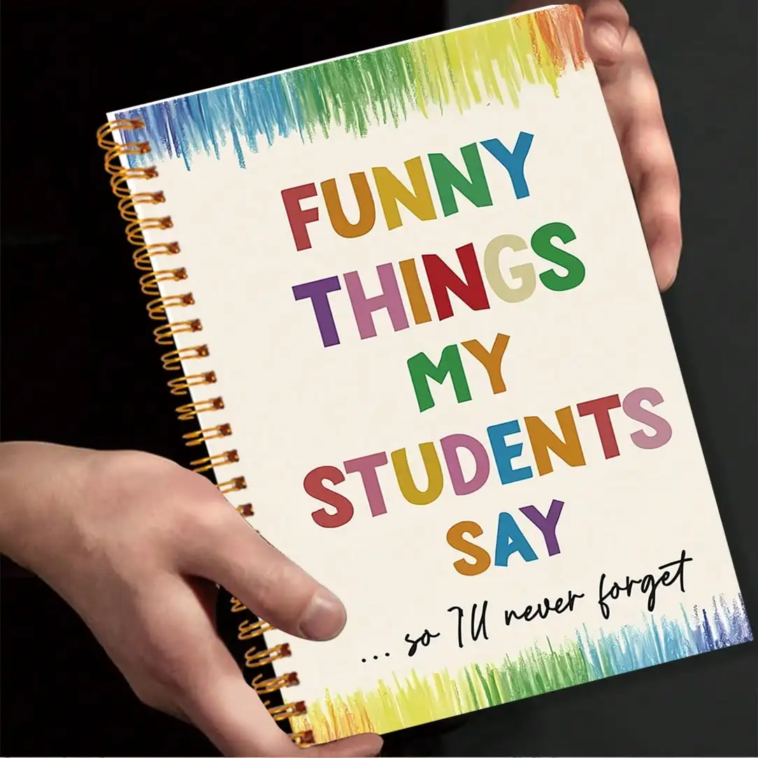 

A5 Spiral Notebook – "Interesting Things My Students Said" Diary, Teacher Gift for School & Office