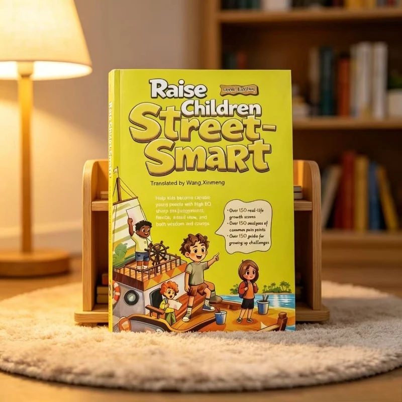 Raise Children Street‑Smart Comic Edition Book, Parenting Education Book, Kids Life Social Skills Growth Reading Book for Family