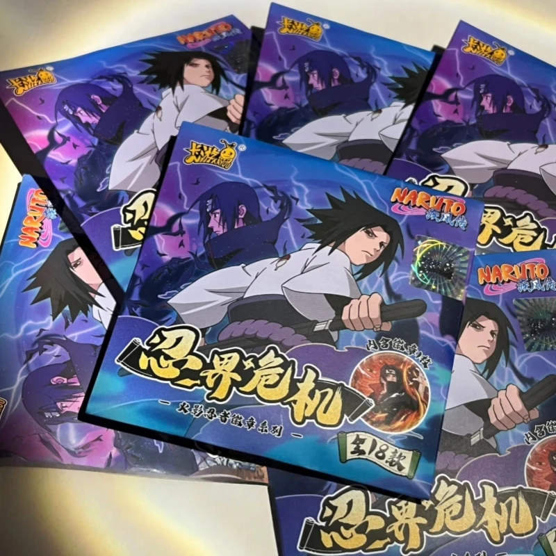 

Genuine KAYOU Anime Naruto Uchiha Itachi Sasuke Hatake Kakashi Namikaze Minato Cosplay Badge Blind Box 20th Anniversary Squelch