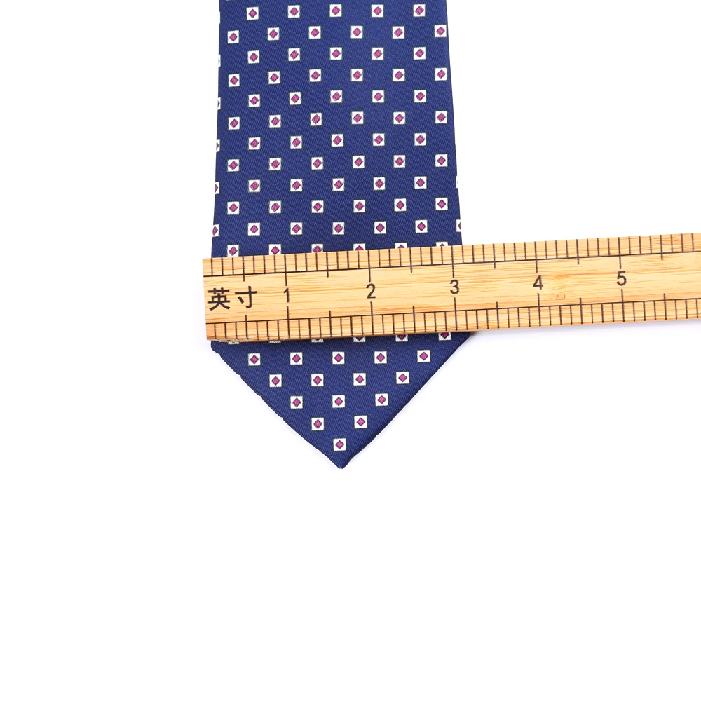 Wholesale 8CM Mens Necktie good Handfeel Print Patterns Classic Ties For Man Polyester Dots Formal Business Wedding Accessories