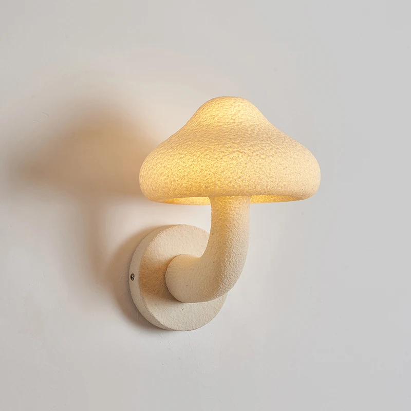 

Ваби-саби Крытый Открытый Водонепроницаемые Настенные Светильники Смола Гриб Абажур Спальня Прикроватный Настенный Светильник для Гостиной Прихожей