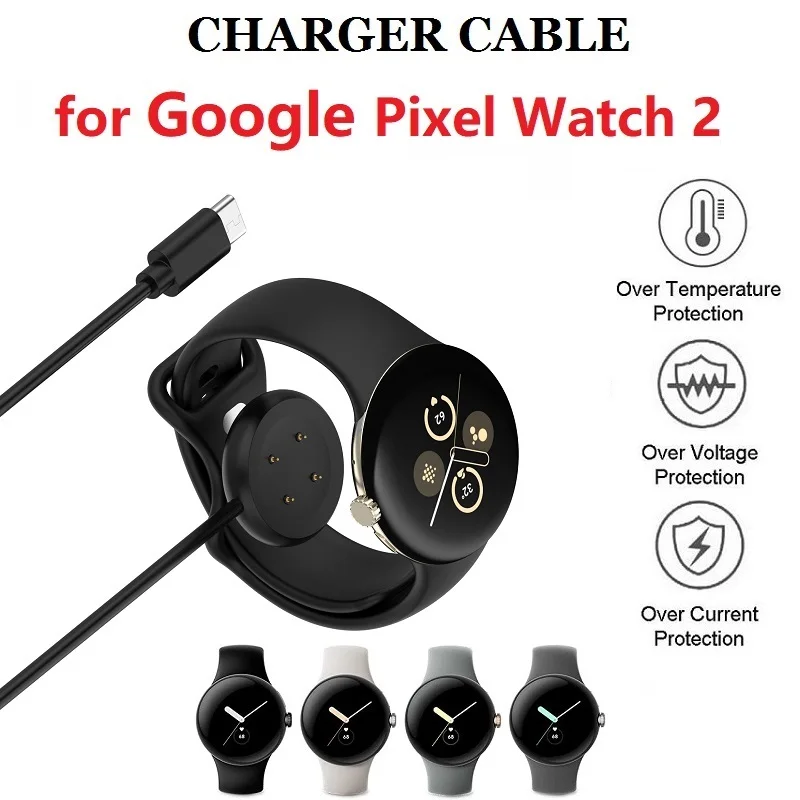 Ladekabel für Google Pixel Watch 2 Smartwatch USB Typ C Magnet adapter Ladestation kabel