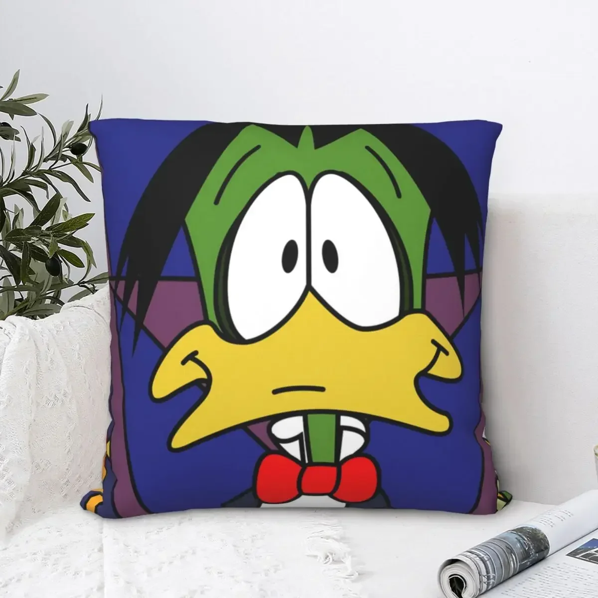 Art Polyester Cushion Cover Count Duckula Adventure Cartoon For Home Car Decorative Breathable pillow covers decorative