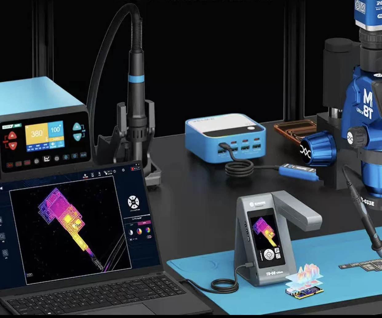 SUNSHINE Ultra-Infrared Thermal Imager: Detector for iPhone and Android PCB Motherboard Fault Diagnosis