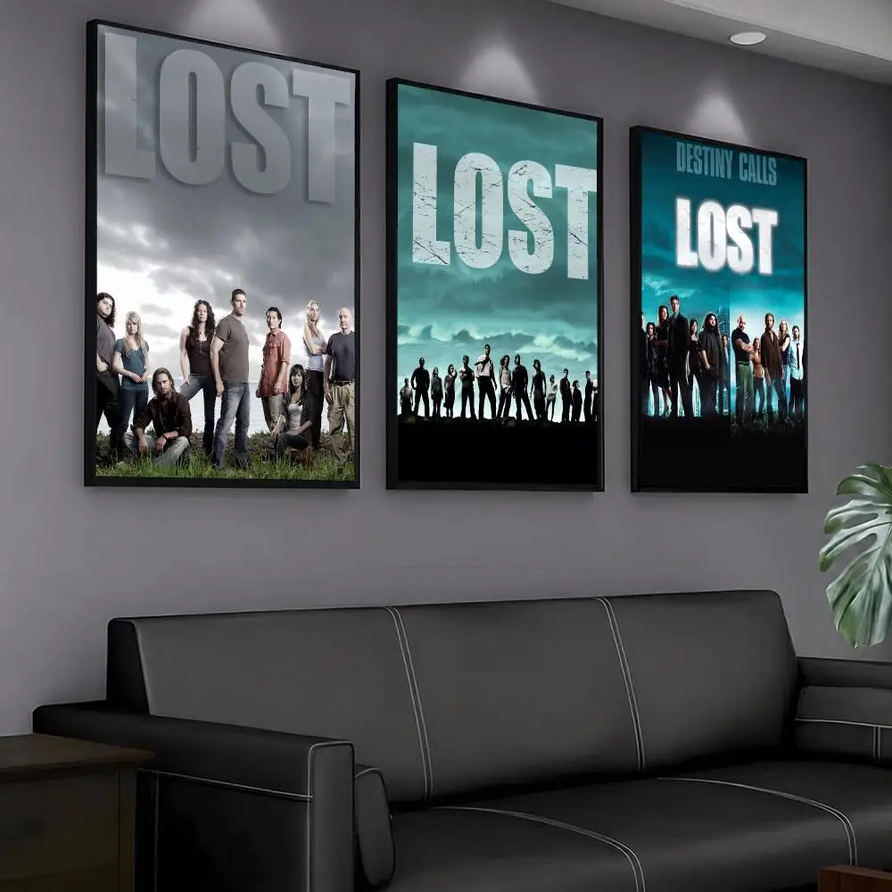 tv series L-Lost-T Painting Calligraphy Artwork for Home Bedroom Office Wall Decoration Gift