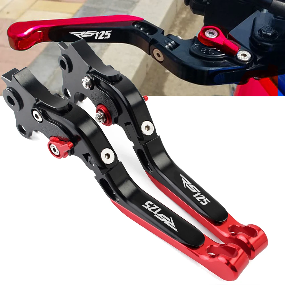 CNC Adjustable Foldable Brake Clutch Levers Handle For APRILIA RS125 RS 125 1996 1997 1998 1999 2000 2001 2002 2003 2004 2005